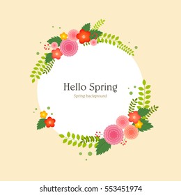 Spring frame illustration
