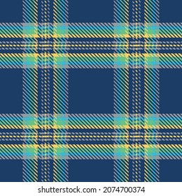 Patrón vectorial de manantial fresco y sin costura. Fondo del verificador de color brillante de Gingham. Tejidos por todas partes. 