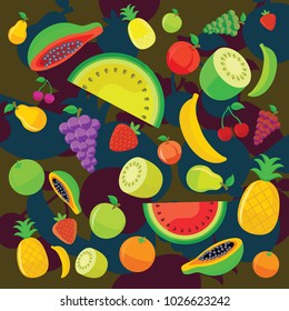 Spring Fruits Background