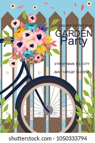 spring garden invitation 