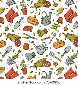 Spring garden pattern
