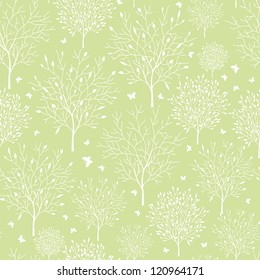 Spring garden seamless pattern background