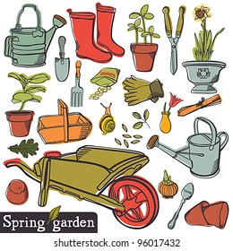 Spring garden set