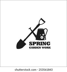 Spring garden work