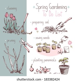 spring gardening to do list