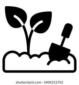 Spring gardening Vector object illustration