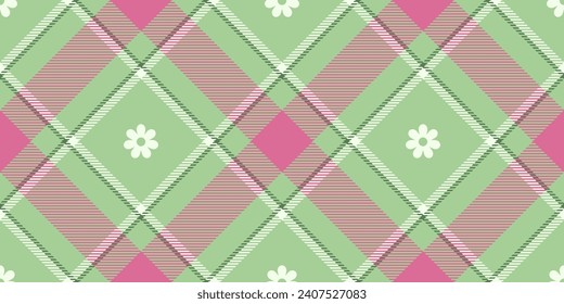 Spring gingham pattern, seamless checked plaids. Pastel vichy background for print wrapping paper, gif card, invitation, Easter holiday design