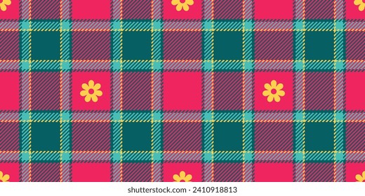 Spring gingham pattern, seamless checked plaids. Pastel vichy background for print wrapping paper, gif card, invitation, Easter holiday design