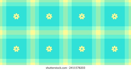 Spring gingham pattern, seamless checked plaids. Pastel vichy background for print wrapping paper, gif card, invitation, Easter holiday design