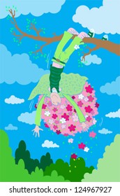 Spring girl