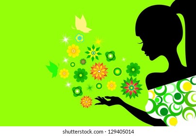 spring girl
