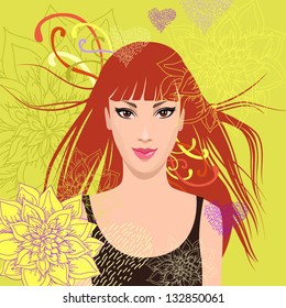 Spring girl