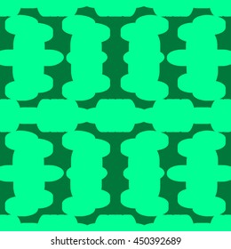 Spring green abstract background, striped textured geometric seamless pattern