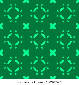 Spring green abstract background, striped textured geometric seamless pattern