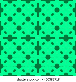 Spring green abstract background, striped textured geometric seamless pattern