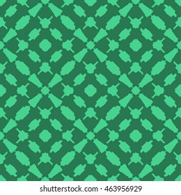 Spring green abstract background, striped textured geometric seamless pattern