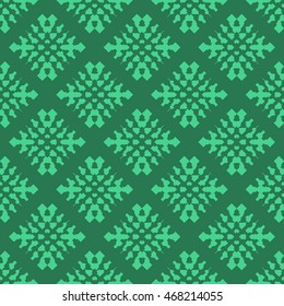 Spring green abstract background, striped textured geometric seamless pattern