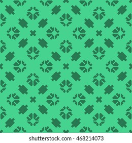 Spring green abstract background, striped textured geometric seamless pattern