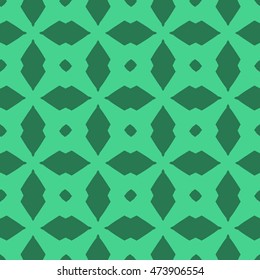 Spring green abstract background, striped textured geometric seamless pattern