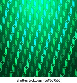 Spring green abstract striped textured geometric pattern