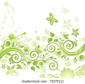 Spring green background