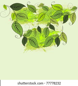 Spring green background