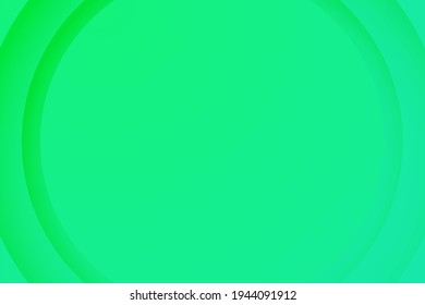 spring green backgrounds. Abstract 3d circle papercut layer background.