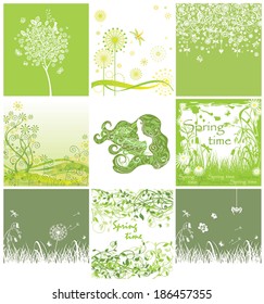 Spring green cards