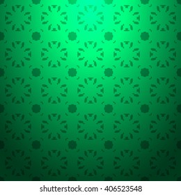 Spring green gradient color  textured, abstract geometric pattern background