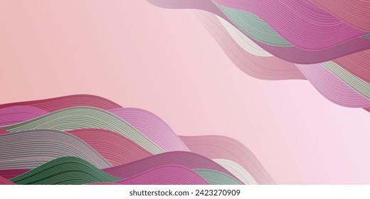 Spring Green Japanese Pattern Background