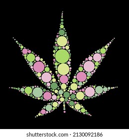 vector de color de la hoja verde de primavera