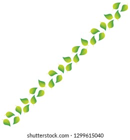 spring green leaves background