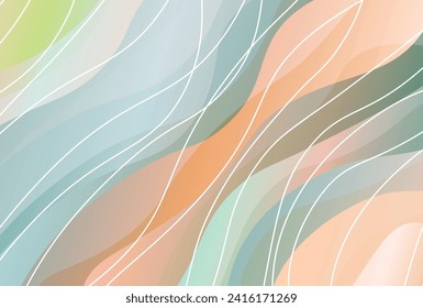 Spring Green Pink Pattern Background