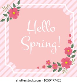 spring greeting card