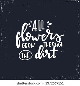 Spring Hand drawn typography poster. Conceptual handwritten phrase Home and Family T shirt hand lettered calligraphic design. Inspirational vector