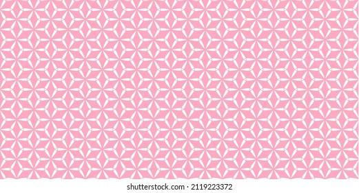 Spring hemp leaf Japanese pattern background 