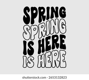 Spring Is Here, Happy Spring Eps design, Spring Eps Cut File, Hoppy t shirt, Bunny and spring Eps, Egg for Kids, Cut File Cricut