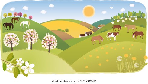 Spring highland