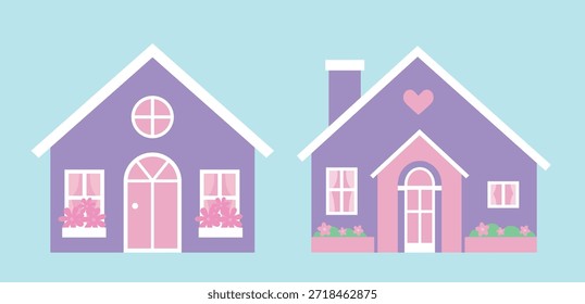 Conjunto Ilustración vectorial plana