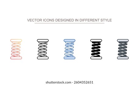 Spring icon design with white background stock illustration