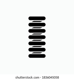 Spring Icon. Flexible Symbol - Vector.