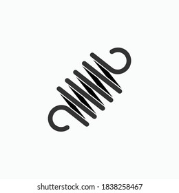 Spring Icon. Flexible Symbol - Vector.