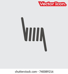 spring icon isolated sign symbol and flat style for app, web and digital design. Vector illustration.