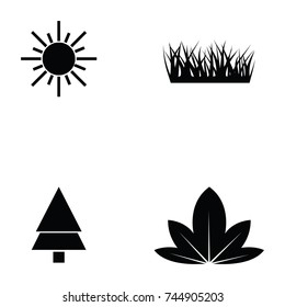 spring icon set