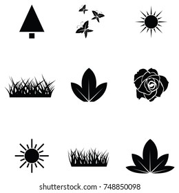 spring icon set
