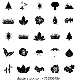 spring icon set