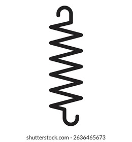 spring icon Thin line illustration