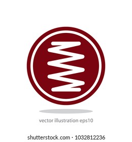 Spring icon vector