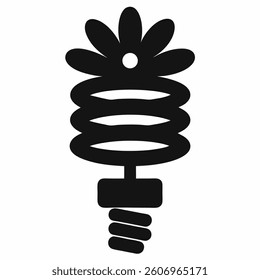 Spring icon vector on white background.