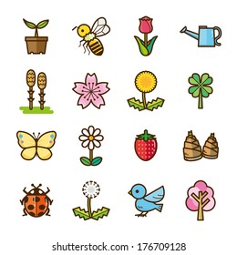 spring icons